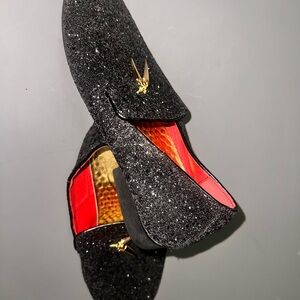 Black Glitter Women Shoes